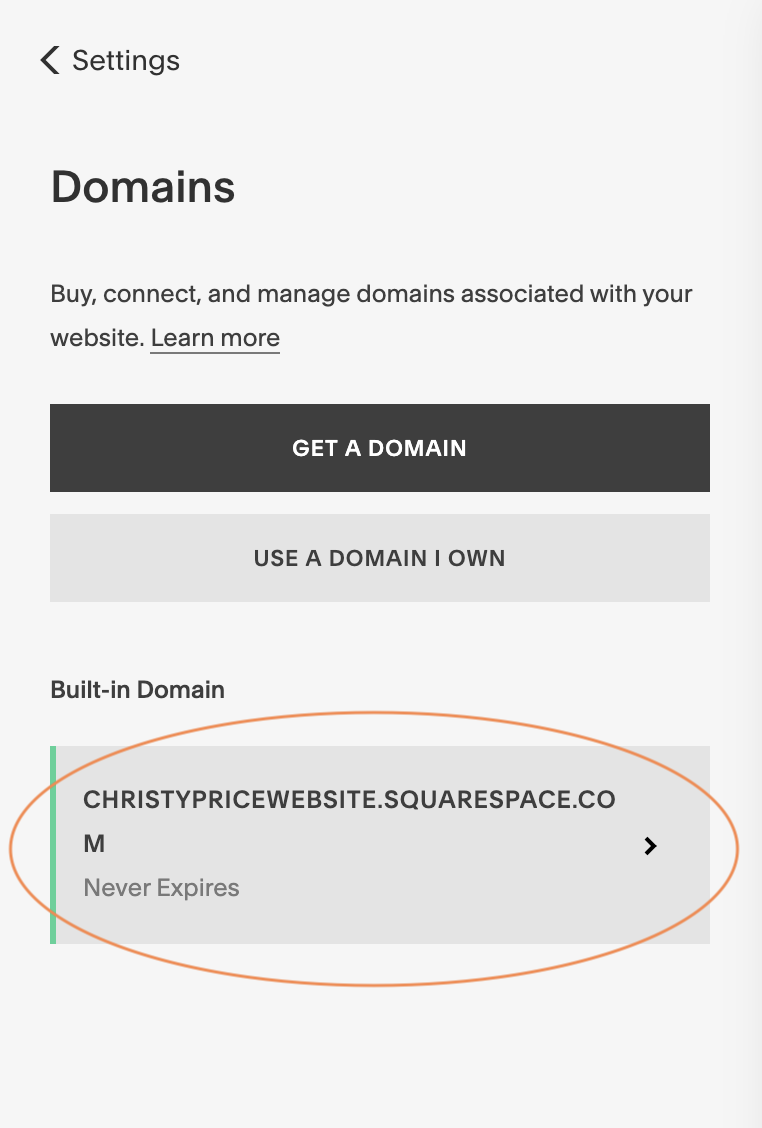 How to Change Squarespace Domain Name